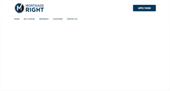 Desktop Screenshot of mortgageright.com