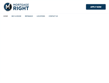 Tablet Screenshot of mortgageright.com